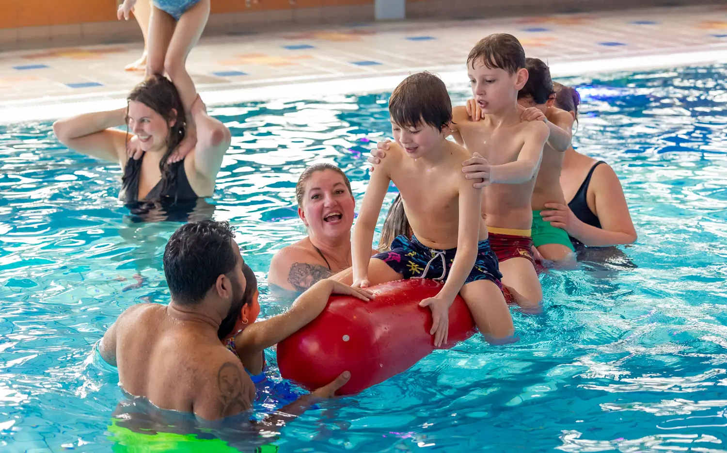Zwemband met kinderen Aquacentrum Malkander
